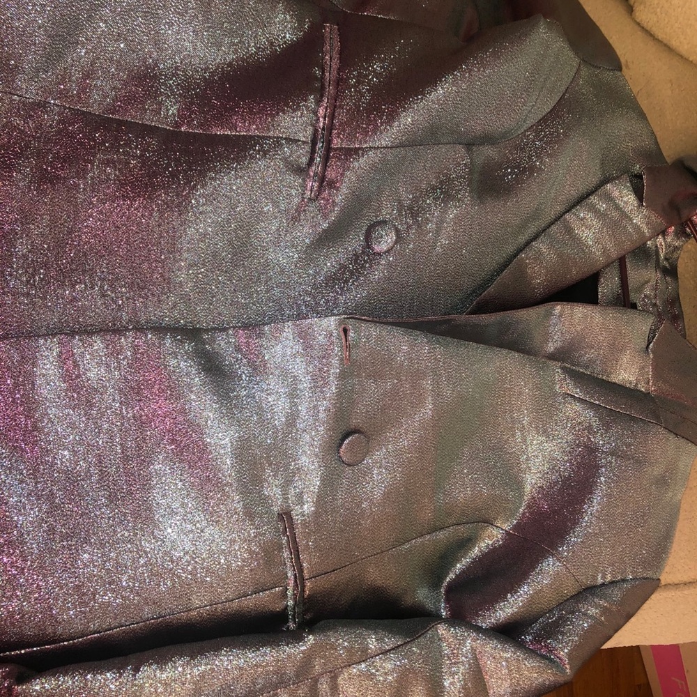 Purple Sparkly ombré Blazer